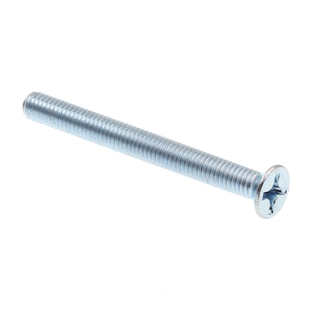 Prime-Line Machine Screw, Metric, Flat Head, Phillip Drive M6-1.0 X 60MM Zinc Plated Steel 10PK 9121616